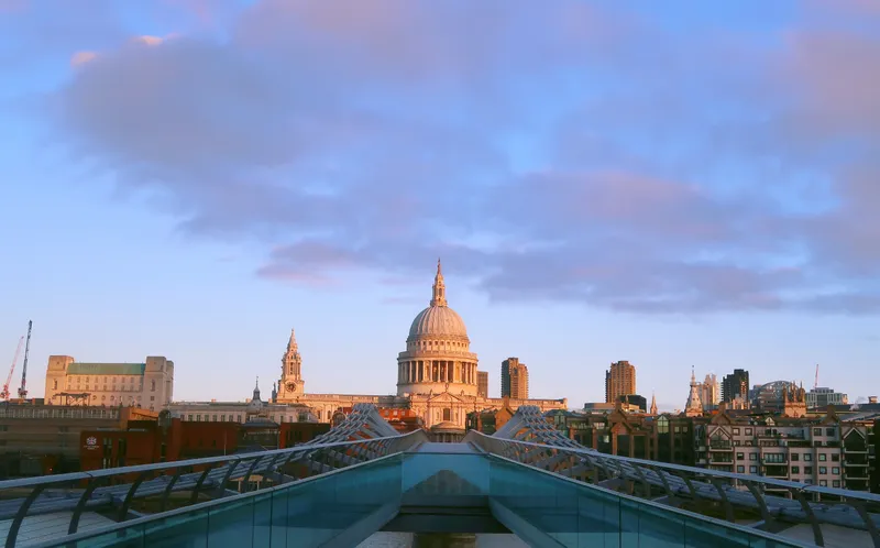 Image of london's millennium bridge